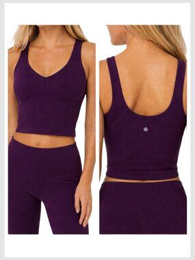 Lululemon Align Tank Top Dramatic Magenta Built-In Bra 6